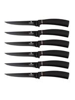 Berlinger Haus peilių rinkinys Black Rose Collection Steak Knife Set BH2813, 6 dalių
