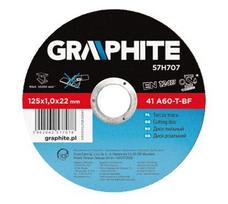 Graphite metalo pjovimo diskas 115x2.5x22.2 mm, 41 A30-t-bf
