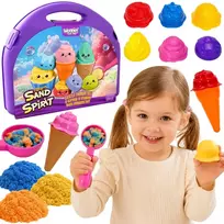 Woopie SAND FAIRY Kinetic Sand Set Ice Kreminis Parlor 13 pcs
