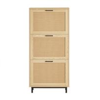 SoBuy batų spinta su 3 durimis ir 6 lentynomis FSR155-N