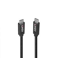 Lindy USB 3.2 Type C kabelis 36975 0.5m, 20Gbps, 100W PD, GRS, USB 3.2 Type C vyr. į vyr.