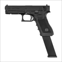 Airsoft pistoletas Glock 18C gen 3, 6 mm, žalias gas