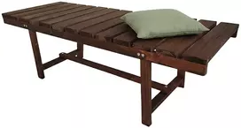 Relaxdays 2 vietų sodo suoliukas, eglės mediena