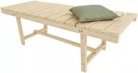 Relaxdays 2 vietų sodo suoliukas, eglės mediena