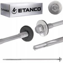 Etanco Gtr12 230mm cinkuoti varžtai 100 vnt. plienui