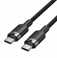 CABLE USB-C TO USB-C/1M BLACK TRDBF VENTION TRDBF (6922794783409)