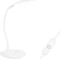 Led stalinė lempa Usb, balta, lanksti, 5000k