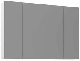 Pakabinama vonios spintelė su veidrodžiu Kalune Design Bari, balta matinė sp., 16 cm x 97 cm x 66 cm