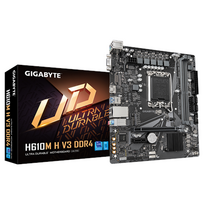 GIGABYTE | H610M H V3 DDR4 | Intel processor family | LGA1700 processor socket | DDR4 DIMM | Supported hard drive interfaces: M.2, SATA | Number of SATA connectors: 4