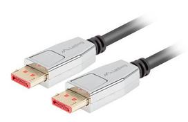 LANBERG DisplayPort M/M 20-pin V1.4 Cable 1.8m 8K 60Hz, black