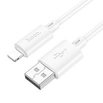 Hoco 2.4A 2m USB A to Lightning Cable, White