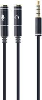 Gembird 3.5mm to 2x3.5mm Stereo Audio Cable, 0.2m
