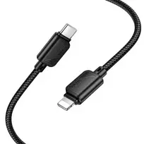 Hoco X113 data transfer and charging cable | USB-C to Lightning | PD | 27W | 1m | black