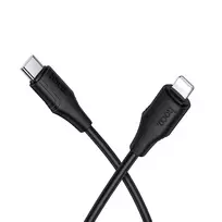 Hoco X124 data transfer and charging cable | USB-C to Lightning | 27W | 1m | black