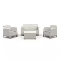 Keter Garden furniture set Scandi Forma 2-seater set pebble grey/light beige
