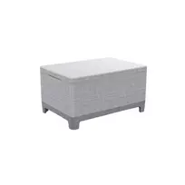 Keter Garden table/storage box Scandi Storage Table light grey/dark steel grey