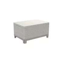 Keter Garden table/storage box Scandi Storage Table pebble grey/light beige