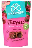 Skrīveru saldumi SKRĪVERU Cherries in Dark Chocolate 110g