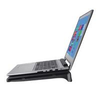 Trust Azul Laptop cooling stand with 2 blue illuminated fans for comfortable typing with enhanced cooling