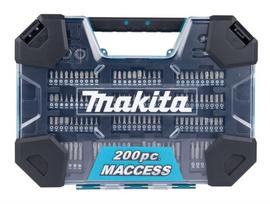 Grąžtų ir antgalių rinkinys Makita 200 vnt E-22610