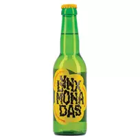 Gazuotas gaivusis gėrimas, LYNXMONADAS Yerba-Mate, su kanapių žiedais, 330ml