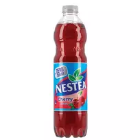 Negazuotas gaivusis gėrimas su juodąja arbata NESTEA ZERO vyšnių skonio, 1,5 l