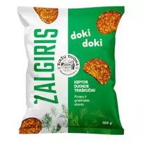 Keptos duonos traškučiai krapų ir grietinėlės skonio DOKI DOKI ŽALGIRIS, 150 g
