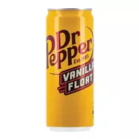 Gazuotas gaivusis gėrimas DR. PEPPER VANILLA FLOAT, 330 ml