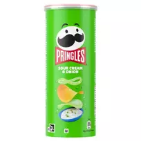 Bulvių traškučiai PRINGLES Sour Cream & Onion, 125 g