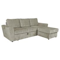 Kampinė sofa - lova Ingmar, smėlio sp., 242 x 168 cm x 92 cm