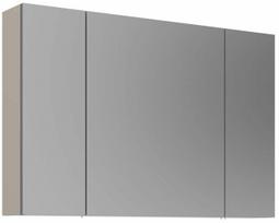 Pakabinama vonios spintelė su veidrodžiu Kalune Design Desna, smėlio ruda sp., 16 cm x 97 cm x 66 cm