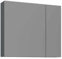 Pakabinama vonios spintelė su veidrodžiu Kalune Design Bari, matinė antracito sp., 16 cm x 75 cm x 66 cm