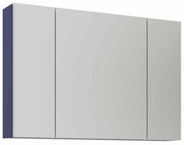 Pakabinama vonios spintelė su veidrodžiu Kalune Design Bari, matinė tamsiai mėlyna sp., 16 cm x 97 cm x 66 cm