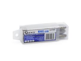 Metalo grąžtų rinkinys Geko G37080, metalas, hss, cilindrinis, 8 mm x 24 cm
