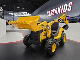 Loading excavator combination Caterpillar children's tractor 12 volt