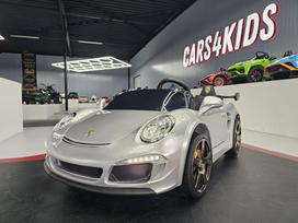Children's car Porsche RUF 24 volt metallic silver