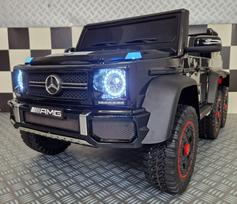 Electric children's car Mercedes G63 6x6 AMG 1 person metallic black