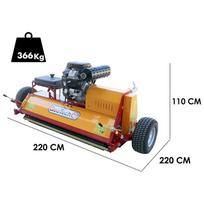 Prikabinamas žolės smulkintuvas - mulčeris GeoTech Pro GTRB145