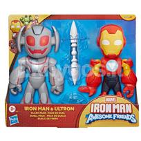 AVENGERS IRON MAN AND HIS AWESOME FRIENDS Rinkinys „Geležinis žmogus prieš Ultroną“