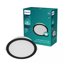 Šviestuvas įleidžiamas Philips LED, 5.5W, 4000K, Ø9, juodas