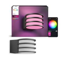 Philips - LED RGB reguliuojamas lauko sieninis šviestuvas Hue LUCCA 1xE27/8,1W/230V IP44