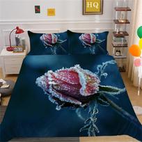Romantic serijos namų patalynės komplektas miegamojo gėlių patalynės komplektas antklodės užvalkalas Pagalvės užvalkalas AU King 240x270 itin didelis namų dekoras Baby 100x135cm
