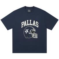 Palace Pallas Marškinėliai Tamsiai mėlyni Unisex Viršutiniai drabužiai Mėlyni P27TS050 L gray