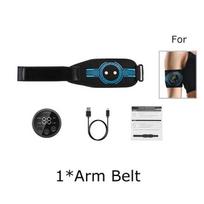 Ems Muscle Stimulation Belt Electric Abs Stimulator Trainer Ems Abdominal Exerciser Toning Belts Arm Leg Back Fitness Massager black