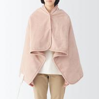 MUJI Wearable Electric Smoky Width 130cm x Depth Blanket, Pink, 80cm, MJ-EHB13SPKP/84390937