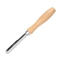Medžio drožyba Rankinis kaltas Ergonomiška buko medienos rankena Medžio apdirbimas Profesionali griovelio kaltuvė Medžio drožybos Stalių įrankis beige