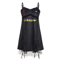 Adidas Originals Juoda Suknelė Laisvo Kirpimo Mozaikinė Sportinė Apatinė Suknelė Moteriškos Suknelės KU4752 XS