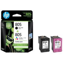 HP 805 Originalus juodas ir spalvotas rašalo kasetės rinkinys