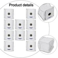For T30S PRO For Ecovacs T30S Dust Collection Bags Dust Bag Home Cleaning Easy Install Dust Bags 10 Pack Dust Bags China Mainland