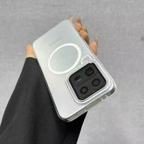 For Vivo IQOO 15 Ultra Case Simple Transparent Skin-friendly Magnetic Protective Back Cover For IQOO 15 Ultra Dustproof Shell IQOO 15 Ultra balta